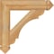 Ekena Millwork Olympic Arts & Crafts Rough Sawn Bracket, Western Red Cedar, 4"W x 22"D x 22"H BKT04X22X22OLY03RWR - alternate 4